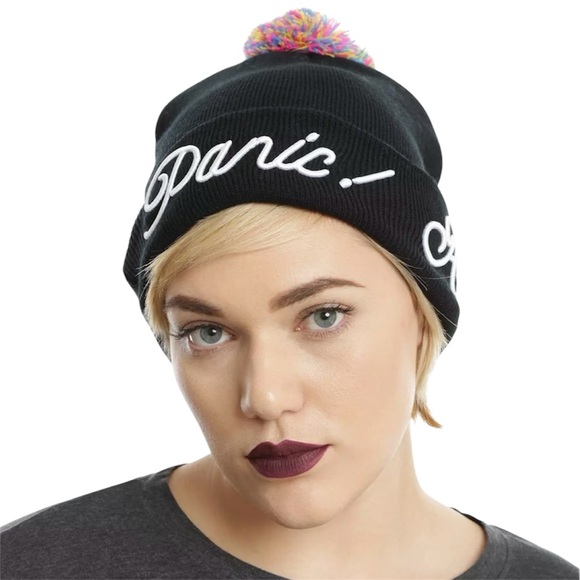 Panic! At The Disco | Neon Pom Pom Beanie - Picture 2 of 6